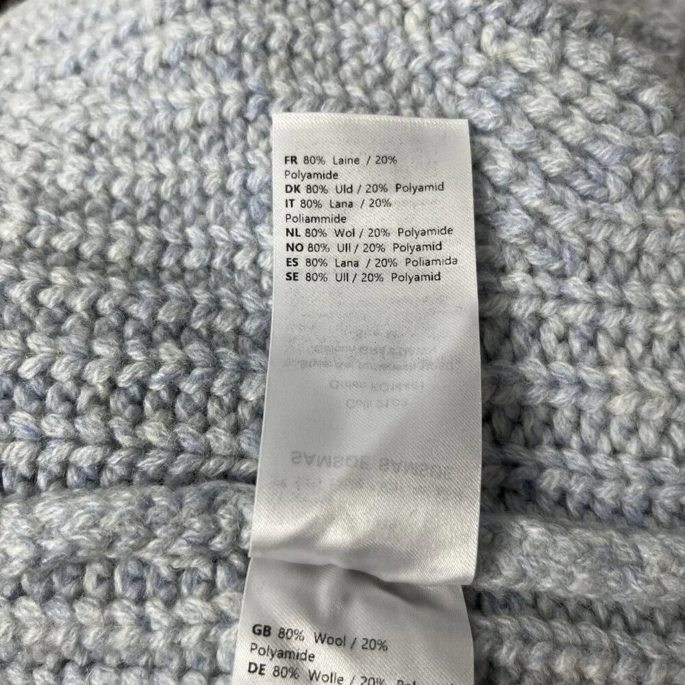 SAMSOE SAMSOE Women Kei turtleneck 11250 Color Gray Dawn Size Medium - Picture 12 of 14